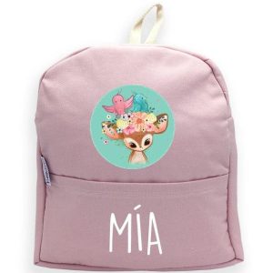 Mochila Personalizada Infantil Bambi con Nombre Boann