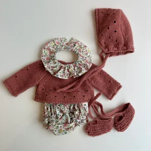 Conjunto ropa para muñeco 33cm calado múltiple
