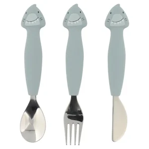 Pack x3 Cucharas infantiles Shark Trixie