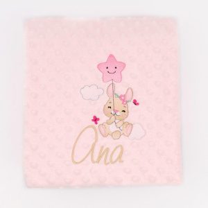 Manta Bebe Conejita estrella Nanetes