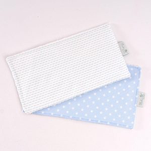 Seca babitas Pack de 2 para Bebé Estampado Estrellas Celeste 8